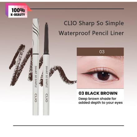CLIO Sharp So Simple Waterproof Potlood Eyeliner 0.14g/0.005oz  (3 kleuropties) 03