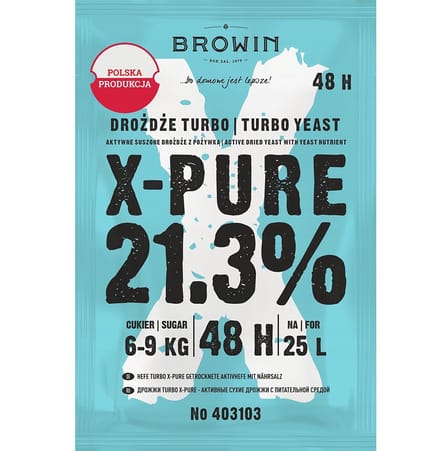 Turbo X-Pure - Gist - Hoog Alcoholpercentage 21,3% - 135g