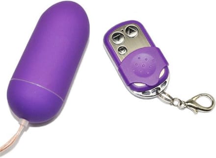 10 Speed Remote Vibrating Egg Big Purple - Tril ei -