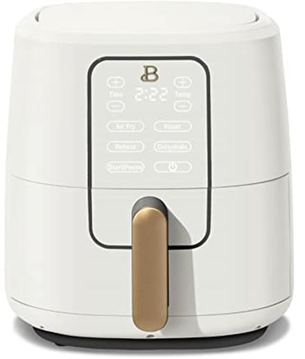 Touchscreen Airfryer met witte glazuur – Snel en effectief koken