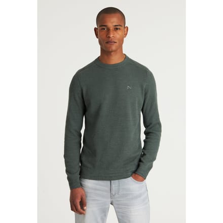 CHASIN’ Basal Mixed Pullover Balsam Green Größe: L | Pullover Outlet | Herren | Grün