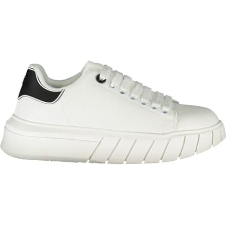 Gaelle Paris Witte Polyurethaan Dames Sneaker