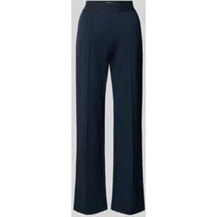 Broek van viscosemix met wijde pijpen