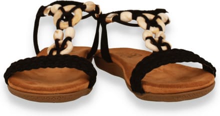 Mode-mania Dames Sandaal | Zwart | Maat: 37