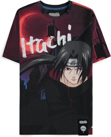 Naruto - Itachi And Sasuke Digital AOP Heren T-shirt - S - Multicolours