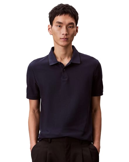 poloshirt met gestikt logo van puur katoen