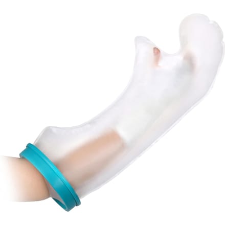 DoactBath Beschermende ArmbeschermerKinderen s Lange Armlengte 48cm PP Lijm   Siliconen Materiaal (Blauw white