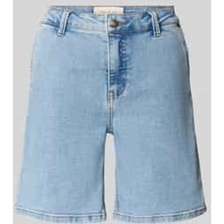 Korte regular fit jeans met steekzakken, model 'Jane'