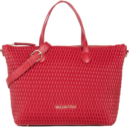 VALENTINO Handtas Schoudertas Frequency Re Shopping Bag Rosso Scuro Rood