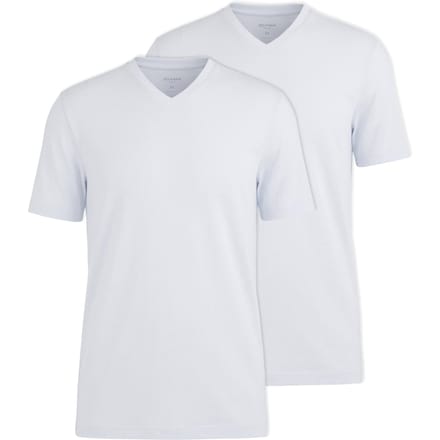 OLYMP T-Shirt voor eronder (set van 2 paar), Modern Fit, Wit