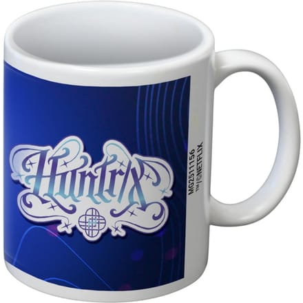 K-Pop Demon Hunters Huntrix Logo 325ml Mok (Wit/Blauw)