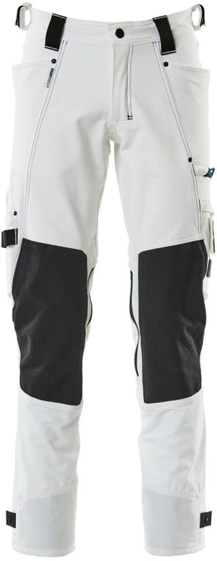 Mascot Advanced Broek met kniezakken 17079-311 - Wit - C48 - 90