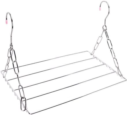 VT Goods - Droogrek - Inklapbare Sokkenhanger - Roestvrij Staal 40 cm