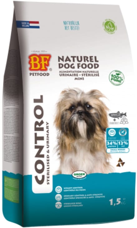 4x BF Petfood Small Breed Control 1,5 kg