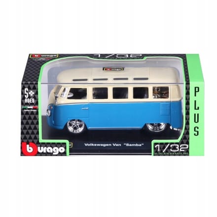 Bburgo PLUS 1:32 VW Pray T1 Busmodel - Metaal & Kuststive