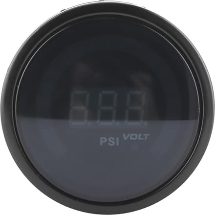 Manomètre de Pression de Turbo 52mm 2in -15-45PSI Affichage LED Numérique pour Véhicules Essence 12V black