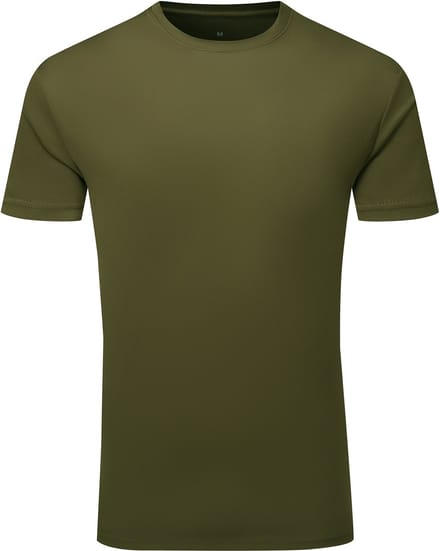 TriDri Men´s Textured Recycled T-Shirt TR503 - OLIVE - 5XL