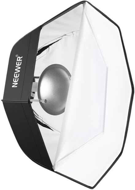 Dailygoods - 60 cm Softbox met Beauty Dish - Fotostudio Set