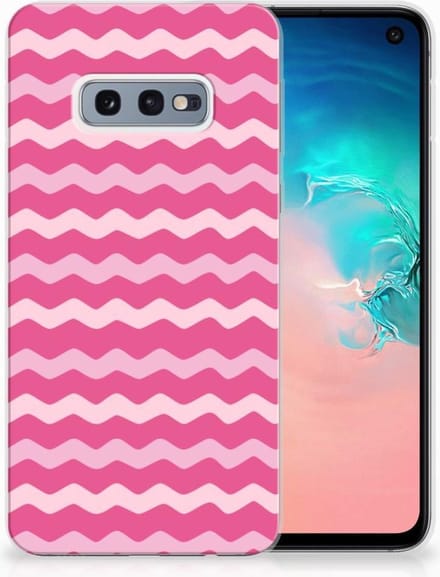 Samsung Galaxy S10e TPU bumper Waves Pink