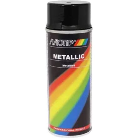 Motip Metallic Lak Zwart - 400 ml
