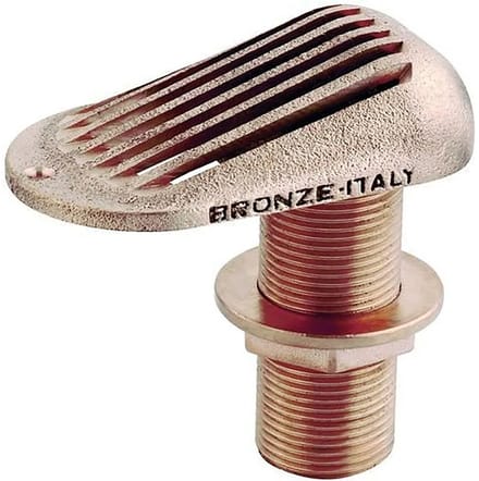 Buitenboord inlaat zeef van brons 3/4 draad (GS30601)
