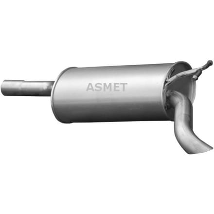 Geluiddemper achter ASMET 01.030