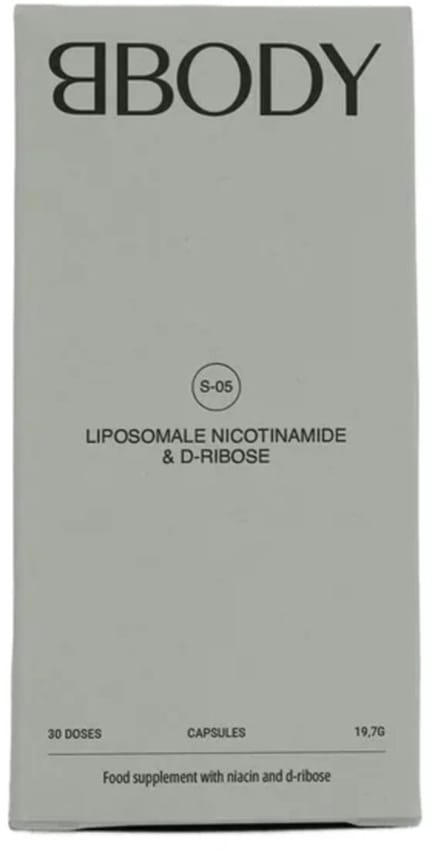 BBODY Liposomale Nicotinamide + D-Ribose - 30 capsules