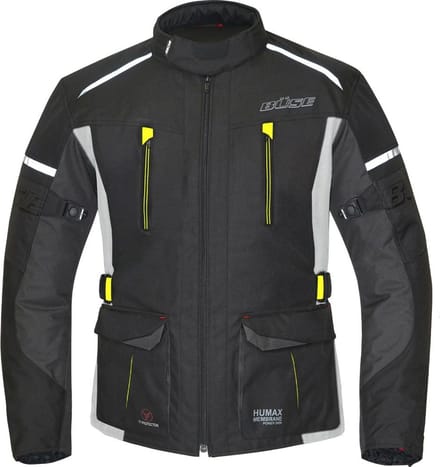 Büse Rider Zwart Grijs Neon Waterdicht Textiel Jas - Jas