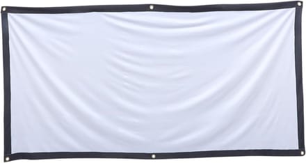Projectiescherm - Beamerdoek Opvouwbaar - Thuisbioscoop Presentatie - Kreukvrij Polyester - 134x75cm - Grijs