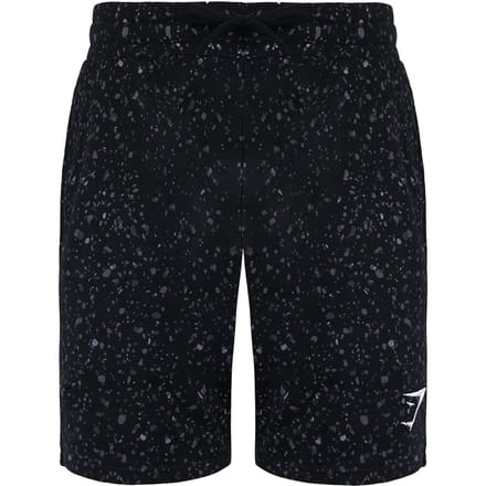 Gymshark Micro Print Heren Zwarte Shorts
