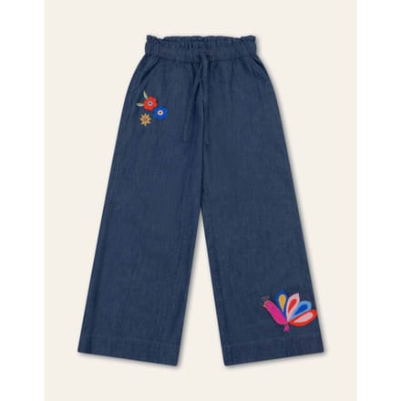 Oilily Poodle Broek- maat140/10yr Ultramarine
