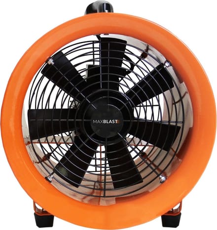 Maxblast professionele ventilator - grijs - ø250 mm - 12 m slang