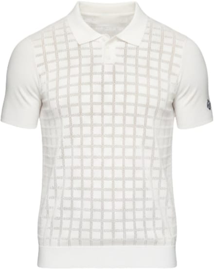 OMBRE Polo - Regular Fit - Viscose - Korte Mouw Wit XL