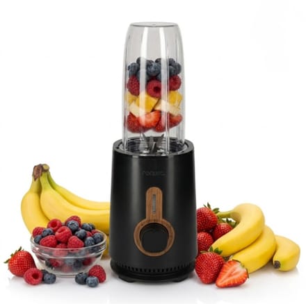 RØQUET Blender Roots Zwart - 350W - cups 300 ml en 700 ml