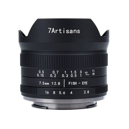 7Artisans 7.5mm F2.8 II Canon RF-Mount Objectief