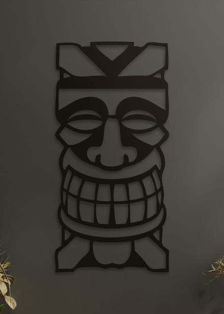 Wanddecoratie | Tiki masker - L (30x60cm)