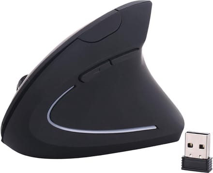 HEZIVO® Verticale Muis - Ergonomische Computermuis - Rechtshandig - Draadloos