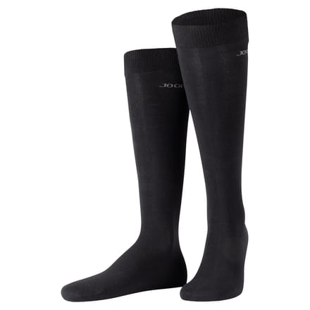 JOOP! Sokken Unisex premium essential cotton Knee High 2p Set van 2