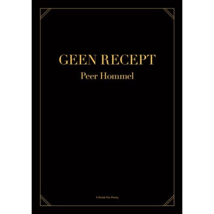 Geen Recept - Riekus - Peer Hommel