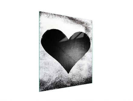 TMK ArtDeko - Snijplank - Glas - 45x52 cm - Hart