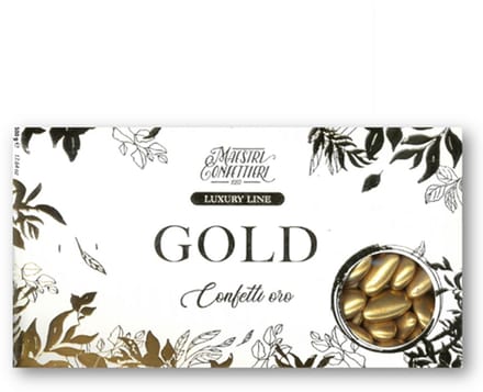 Confetti Chocolade Dragees Mulabas Gold 500 Gram