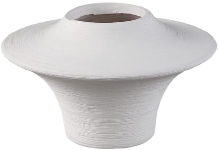 PTMD - Vaas Rinder - Wit - 19.5x19.5x12cm