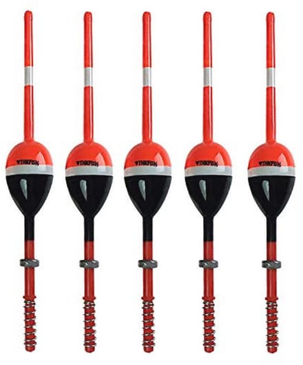 Visdobbers Balsa Hout - 5 stuks Slip Bobbers voor Crappie Panfish Snoekbaarzen