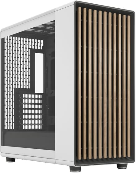 Fractal Design North XL RC White TG Clear - Case - Miditower - Wit