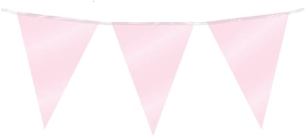 Party flag foil baby pink | 6 stuks