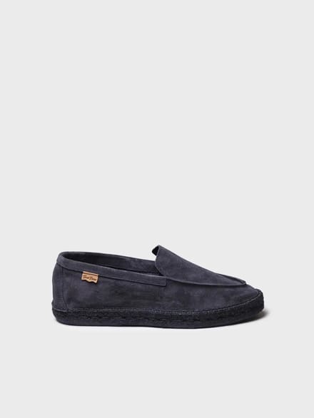 Gesloten espadrilles voor heren van suède met jute zool | MAX