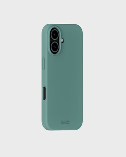 Holdit Silicone Case geschikt voor Apple iPhone 17 - Moss Green