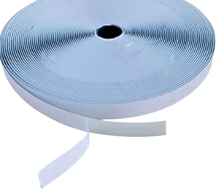 Showgear klittenband zelfklevend 20 mm x 25 m, grijs