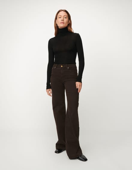 Lois Palazzo Mistral Jeans Donkerbruin 3440-6491