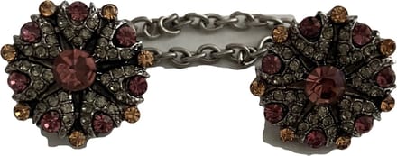 Petra's Sieradenwereld - Vestclip Roze strass